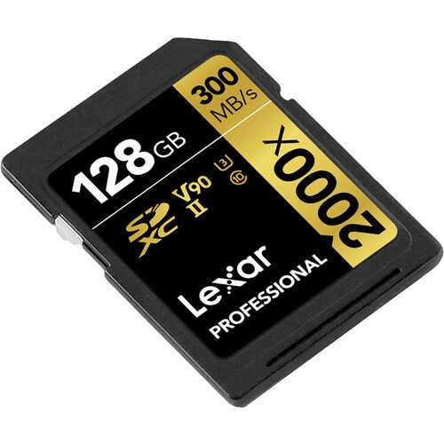 Thẻ Nhớ Lexar 128GB 300mb/s Professional 2000x SDXC UHS II U3
