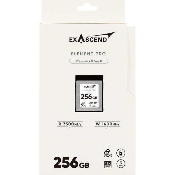 Thẻ nhớ Exascend Element PRO CFexpress 4.0 Type-B 256GB