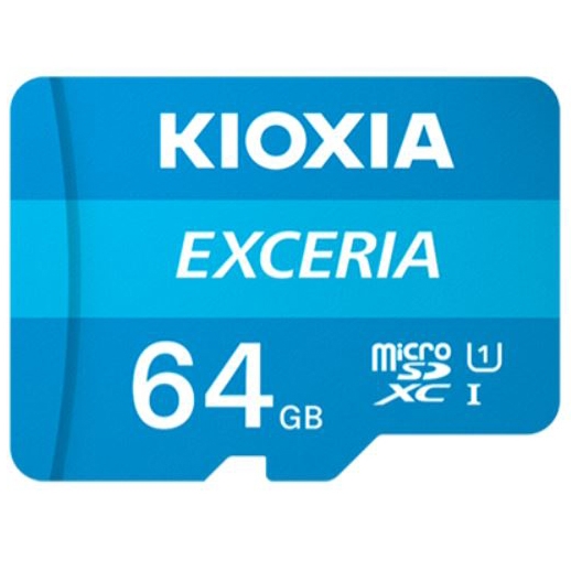 Thẻ nhớ MicroSD KIOXIA EXCERIA 64G C10 U1 upto 100MB/s