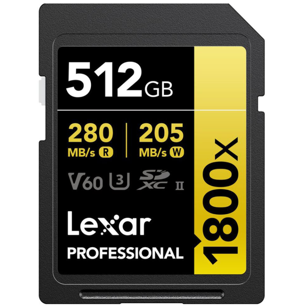 Thẻ nhớ Lexar Professional 1800x SDXC UHS-II V60