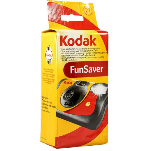 Kodak Funsaver ISO 800 - Máy ảnh film dùng 1 lần có flash