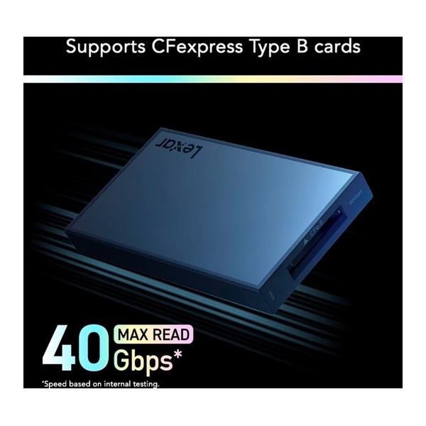 Đầu đọc thẻ nhớ CFexpress Type B Lexar LPWF740N-6ANGL Professional Workflow USB 4.0 Type-C