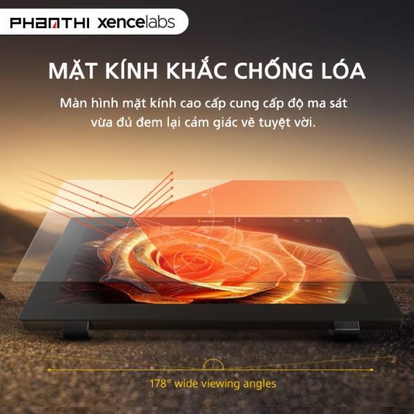 Bảng Vẽ Màn Hình Xencelabs PD24 24inch 4K UHD 99%AdobeRGB - Chính hãng