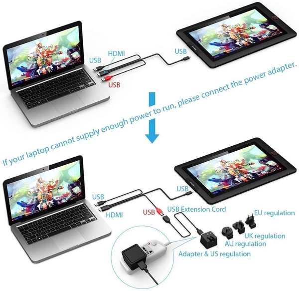 BẢNG VẼ MÀN HÌNH XP-PEN ARTIST 15.6 PRO 8192 - CHÍNH HÃNG