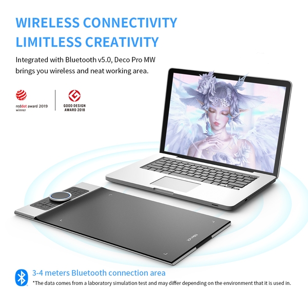 BẢNG VẼ ĐIỆN TỬ XP-PEN DECO PRO MEDIUM WIRELESS (MW) - CHÍNH HÃNG