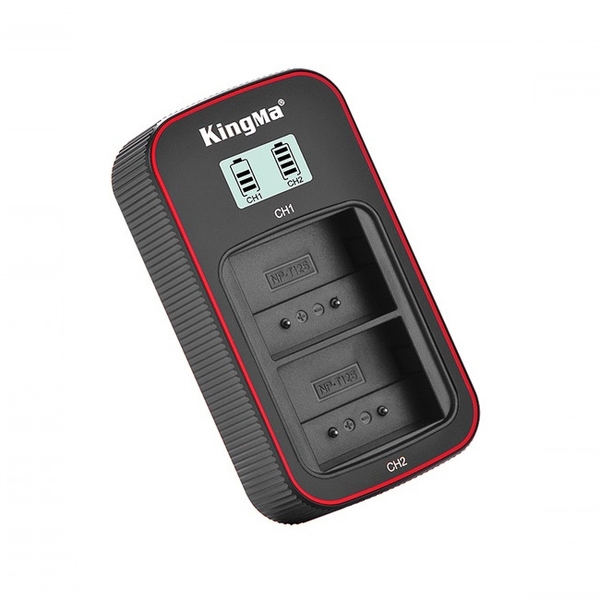 BỘ 2 PIN 1 SẠC ĐÔI VER 3 KINGMA CHO FUJIFILM NP-T125