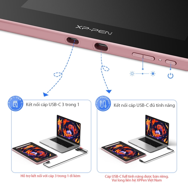 BẢNG VẼ MÀN HÌNH XP-PEN ARTIST 16 GEN 2 CHIP X3 ANDROID - CHÍNH HÃNG