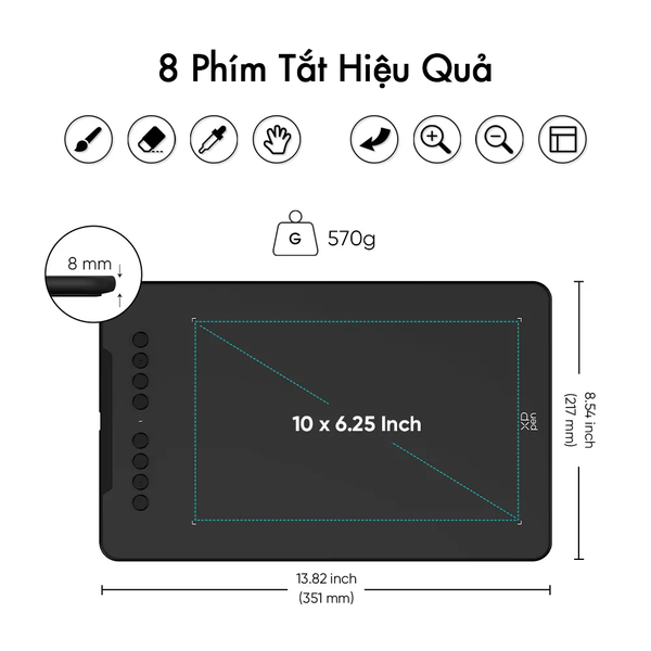 Bảng Vẽ Điện Tử XP-Pen Deco 01 V3 – 16K