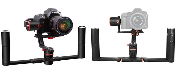 Combo Gimbal Feiyu A2000 3 trục + Tay cầm đôi