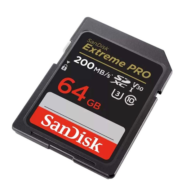 Thẻ nhớ SDXC SanDisk Extreme Pro U3 V30 64GB 200MB/s