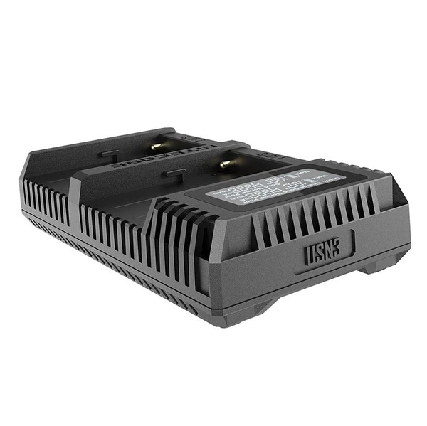 Đế sạc pin đôi qua USB C cho Sony NP-F970/NP-F550 Nitecore - USN3 PRO