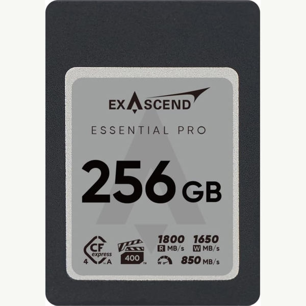 Thẻ Nhớ CFexpress Type A Exascend Essential Pro 256GB PCIe 4.0 upto 1800MB/s