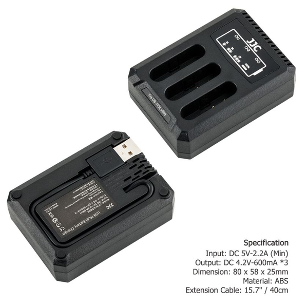 Sạc USB JJC DCH-DB110 cho Ricoh DB-110