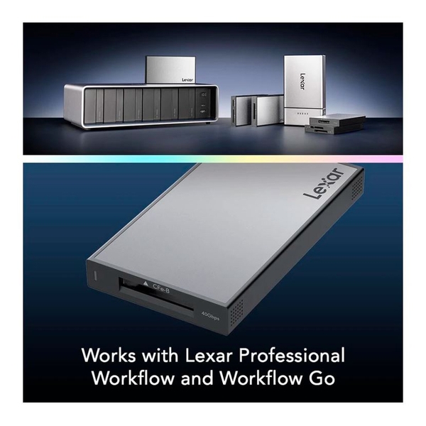 Đầu đọc thẻ nhớ CFexpress Type B Lexar LPWF740N-6ANGL Professional Workflow USB 4.0 Type-C