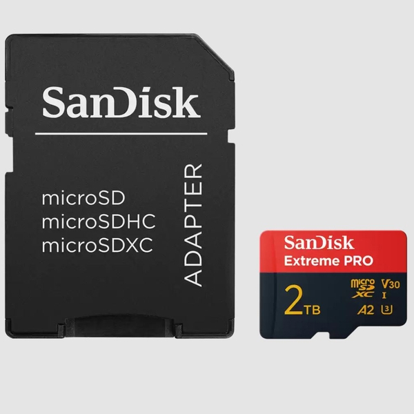 Thẻ nhớ MicroSD SanDisk Extreme Pro 2TB V30 U3 A2 UHS-I upto 250MB/s
