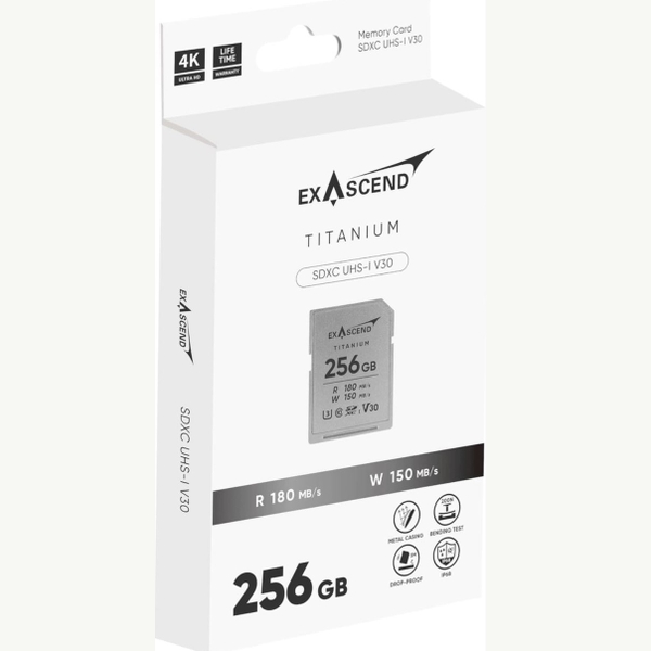 Thẻ nhớ SDXC Exascend Titanium UHS-I V30 128GB / 256GB