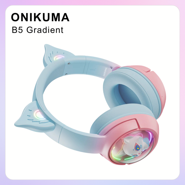 Tai Nghe ONIKUMA B5 Gradient 2.4G Wireless Bluetooth