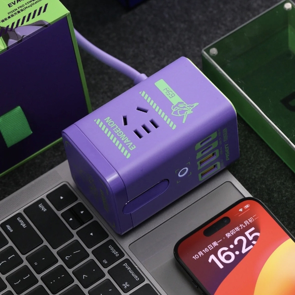 Trạm sạc đa năng PISEN PRO - EVA Desktop MagStation Charger, Purple