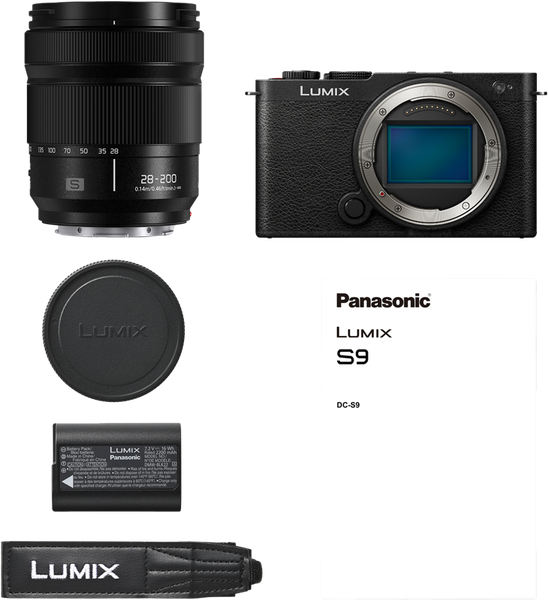 Panasonic Lumix S9 Jet Black 28-200 F/4.0-7.1 - Chính Hãng