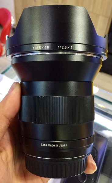Carl Zeiss 21mm F2.8 ZE - Mới 95% - For Canon