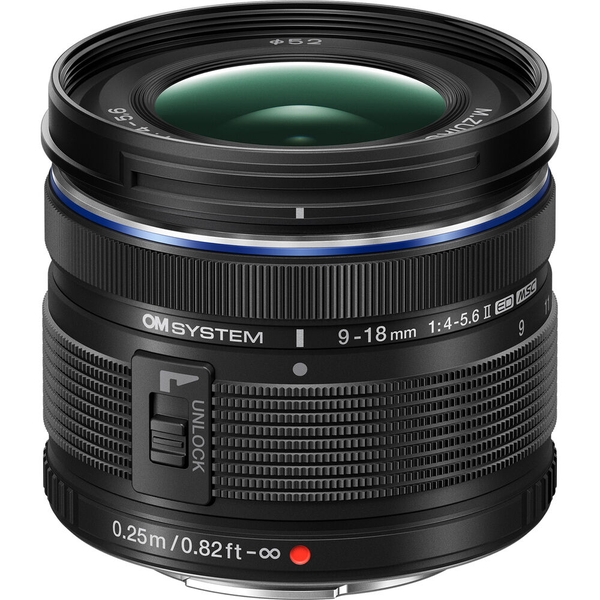 Olympus OM SYSTEM M.Zuiko Digital ED 9-18mm F4.0-5.6 II - Chính Hãng