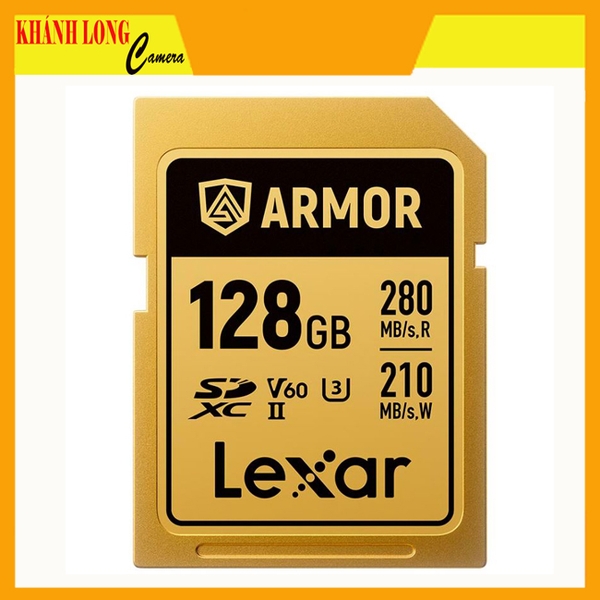 Thẻ nhớ SDXC Lexar ARMOR UHS-II U3 128GB 280MB/s GOLD Series
