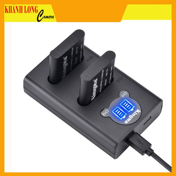 Bộ sạc đôi KingMa LI-90B cho Ricoh GRIII