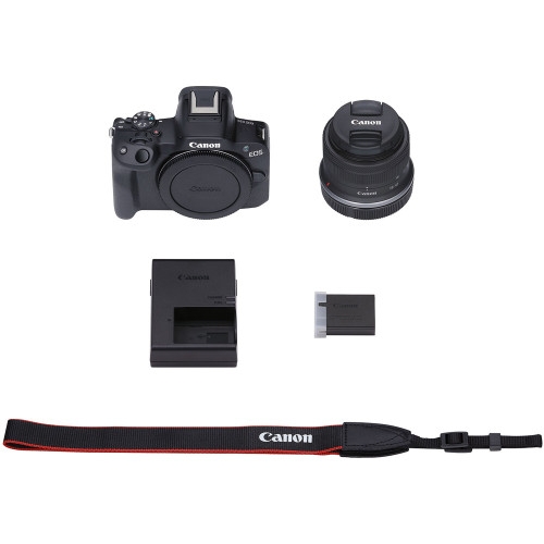 Canon EOS R50 (Black) Lens RF-S 18-45mm - Mới 100%