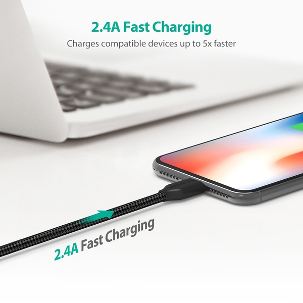 Dây Cáp Sạc Lightning Cho Iphone RAVPower RP-CB019 1m