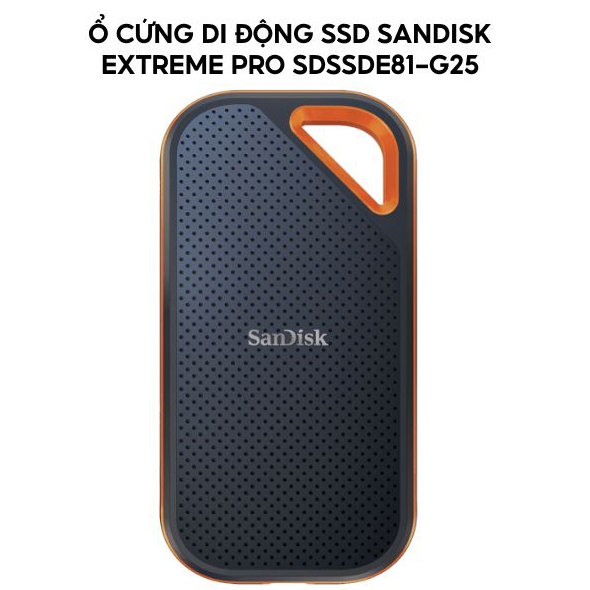 Ổ cứng di động SSD Sandisk Extreme Pro 1TB / 2TB / 4TB V2 E81 2000MB/s SDSSDE81-1T00-G25