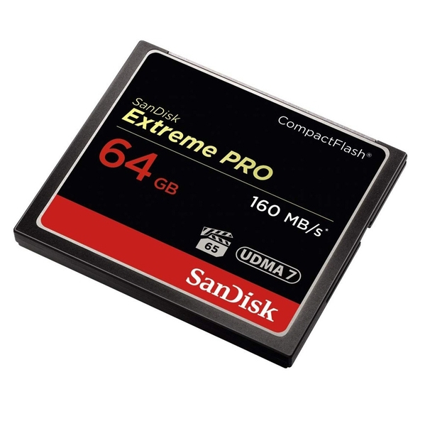 Thẻ nhớ CompactFlash (CF) SanDisk Extreme Pro 64GB / 128GB 1067X upto 160MB/s