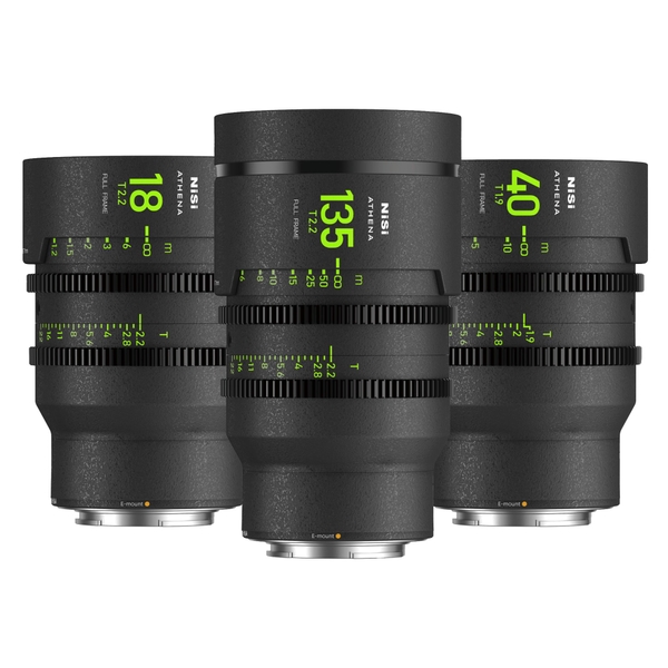 NiSi ATHENA PRIME T2.2/1.9 Full Frame 3-Lens Add-On Kit - Chính Hãng