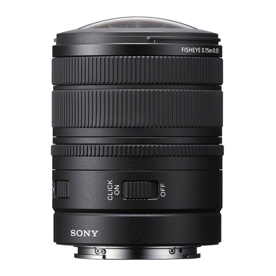 Sony FE 8-14mm f/3.5 Fisheye G - Mới 100%