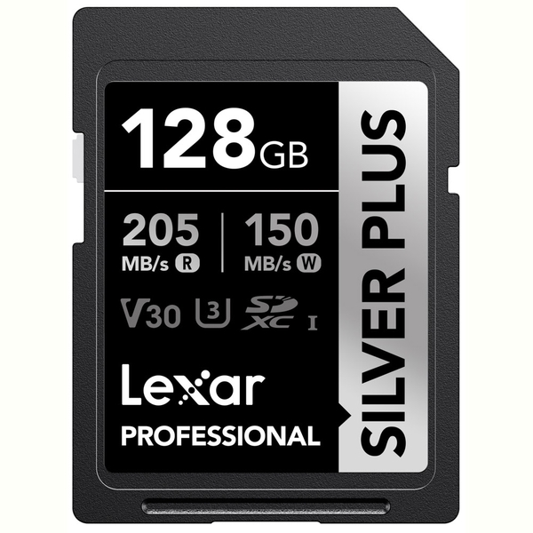 Thẻ nhớ Lexar 128GB Professional SILVER PLUS UHS-I SDXC Card V30