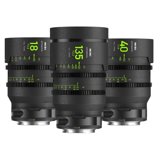 NiSi ATHENA PRIME T2.2/1.9 Full Frame 3-Lens Add-On Kit - Chính Hãng