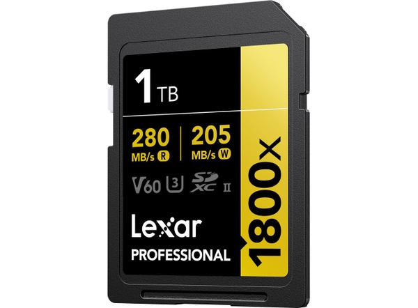 Thẻ nhớ Lexar Professional 1800x SDXC UHS-II V60