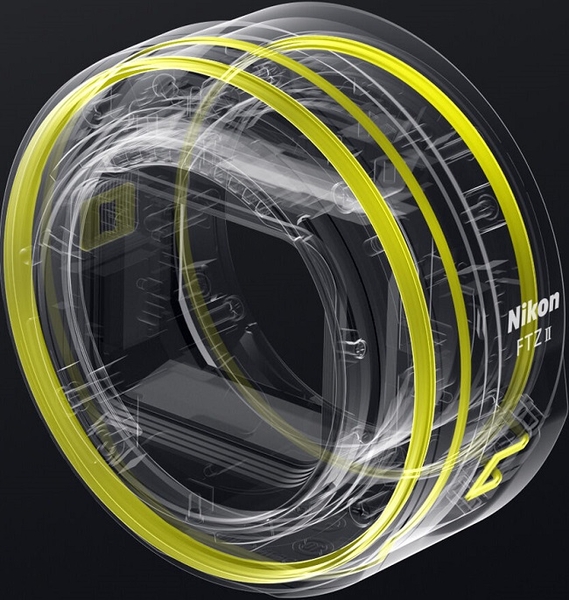Ngàm chuyển Nikon FTZ Mark II - Chính hãng VIC