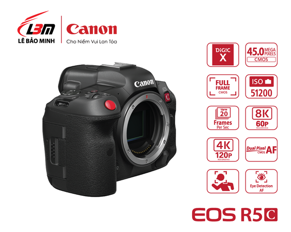 CANON CINEMA EOS R5C BODY - CHÍNH HÃNG