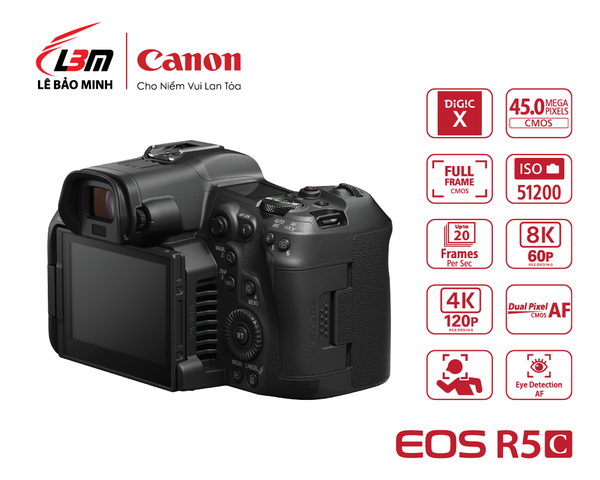 CANON CINEMA EOS R5C BODY - CHÍNH HÃNG