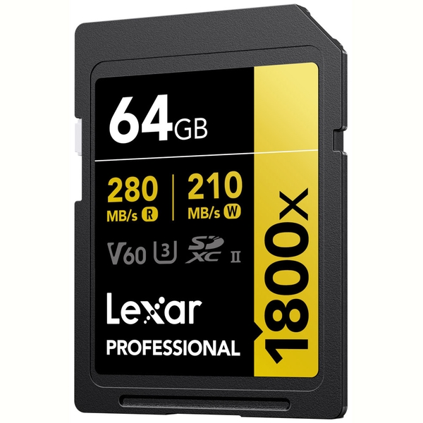 Thẻ nhớ Lexar Professional 1800x SDXC UHS-II V60
