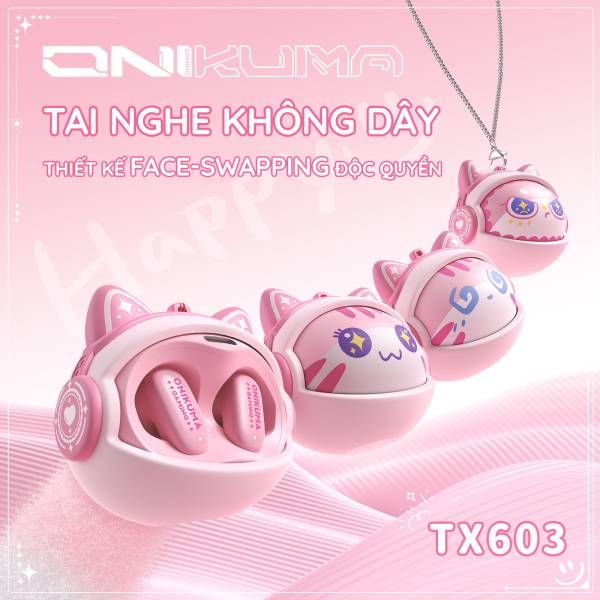 Tai Nghe ONIKUMA TX603 Wireless Neckband Earphones