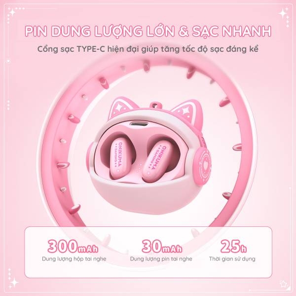 Tai Nghe ONIKUMA TX603 Wireless Neckband Earphones