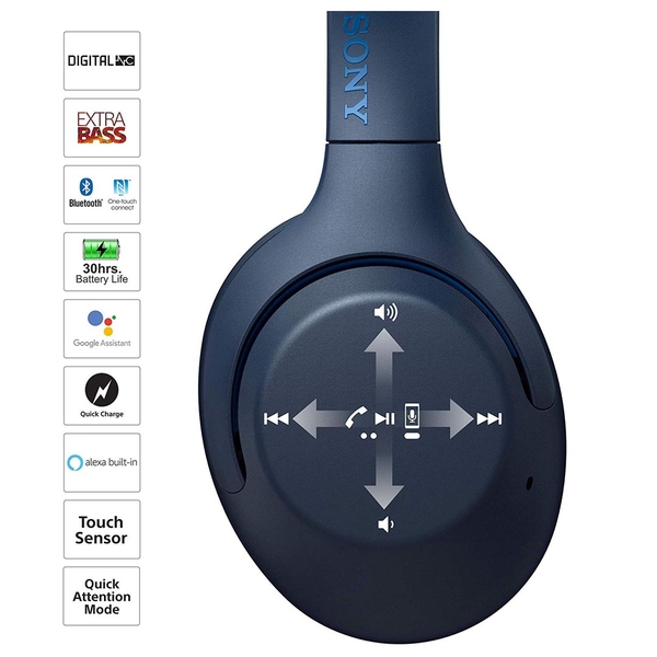 Bluetooth Chụp Tai Chống Ồn Sony WH-XB900N