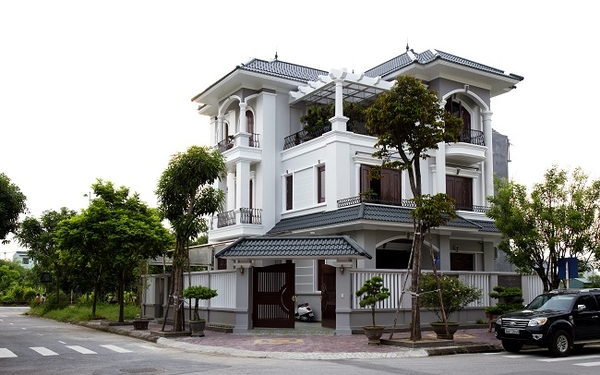 Mẫu thiết kế biệt thự 3 tầng nhà anh Bình - Hà Nam
