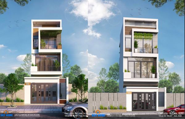 Mẫu nhà phố 3 tầng hiện đại độc đáo - Chủ đầu tư: Anh Sơn, Hà Nội