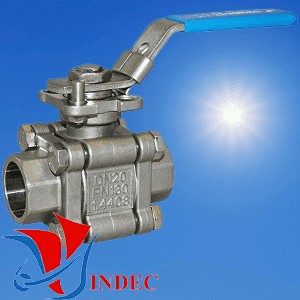 Stainless Steel Ball Valve 3PC, Fire Safe Socket Weld