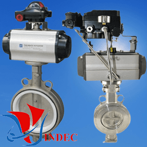 SS Butterfly Valve Pneumatic-Wafer Style