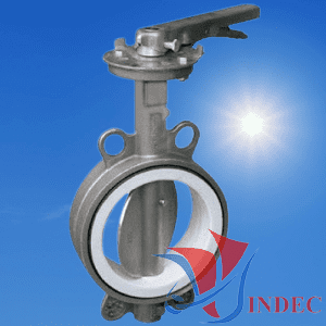 SS Butterfly Valve Lever-Wafer Style