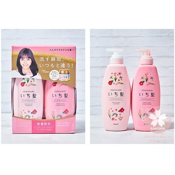 Dầu gội Ichikami màu Hồng, Cam, Đen Trắng