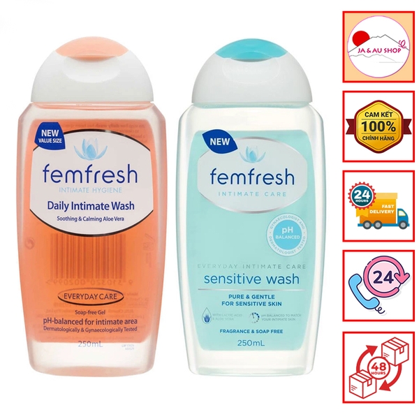 Dung dịch vệ sinh phụ nữ Femfresh của Úc 250ml - Mẫu mới